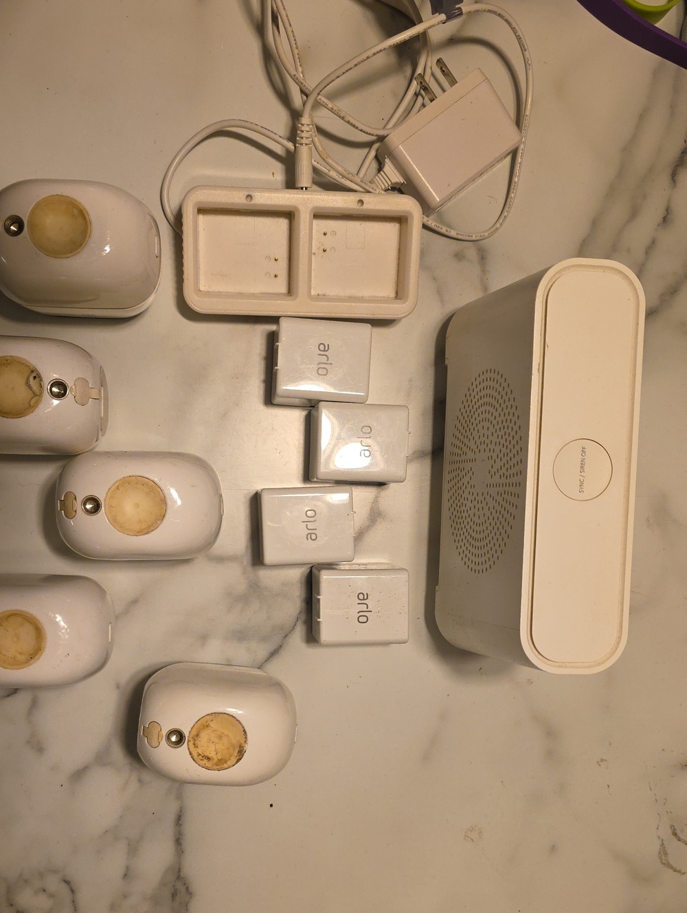 Arlo White Indoor/Outdoor Camera and Base Station Bundle
